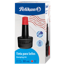 TINTA GOTERO P/ALMOHADILLA 30ML ROJA PELIKAN