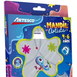 DELANTAL PLASTICO P/NIÑOS DE 4 - 6 AÑOS ARTESCO MANGA LARGA