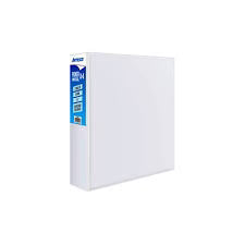 CARPETAS 2" C/PLASTICO FRONTAL BLANCA SMARTY A4110-BL