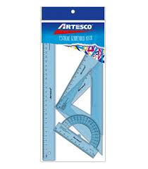 JUEGO GEOMETRICO 30CM ARTESCO (CARTABON)