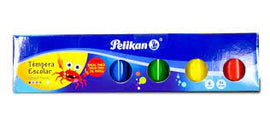 JUEGO TEMPERA PELIKAN C/PALETA Y PINCEL (20ML)